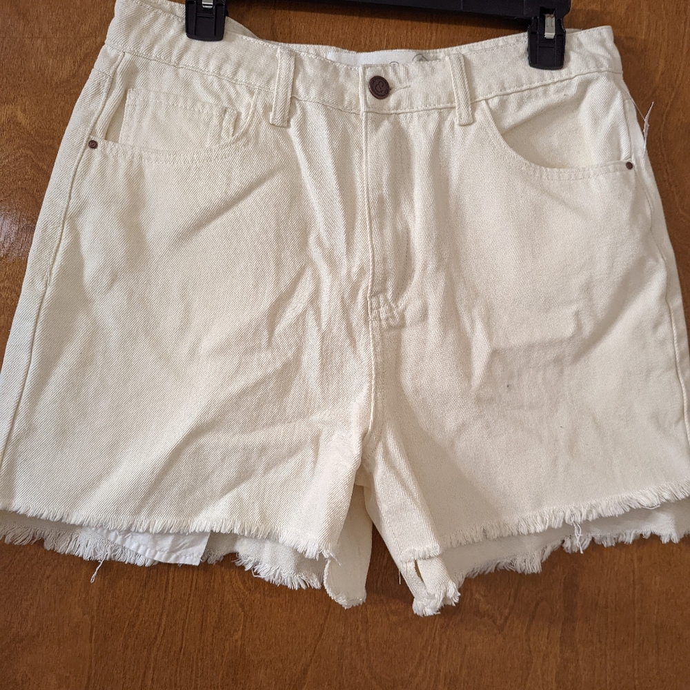 Treasure and Bond Cream colored Shorts